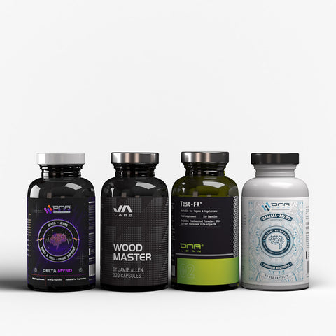DNA Lean Alpha Male Stack - evidence-based nutritional support for testosterone, libido, energy & focus, and good deep healthy sleep.