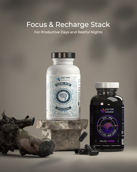 FOCUS & RECHARGE STACK: GAMMA-MYND + DELTA-MYND (SAVE 10%)