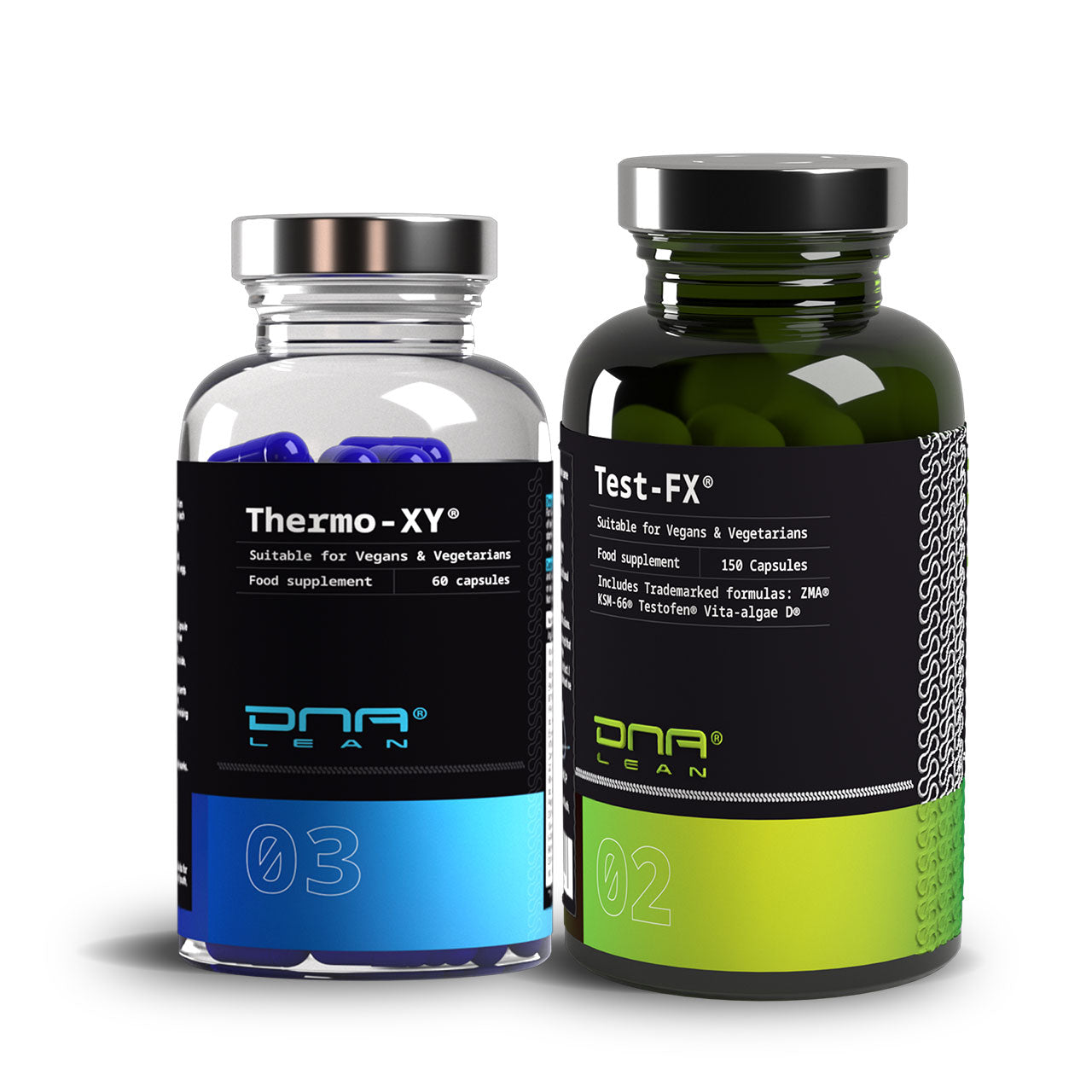 Mens Physique Stack: Test-FX + Thermo-XY (SAVE 10%)