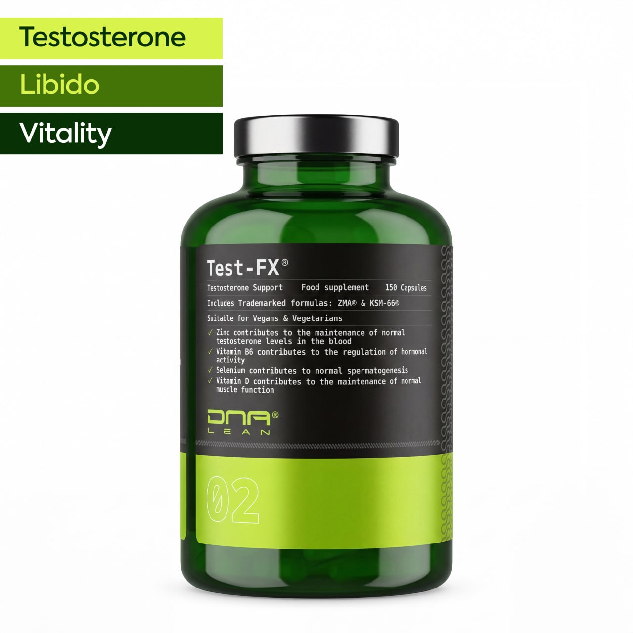 DNA Lean Test-FX Testosterone Booster with summary points