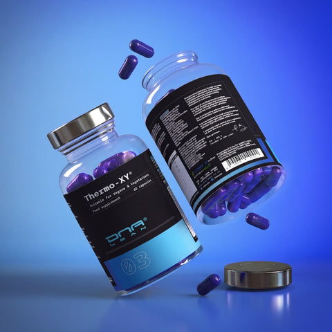 DNA Lean Thermo-XY fat burner for men angled product shot