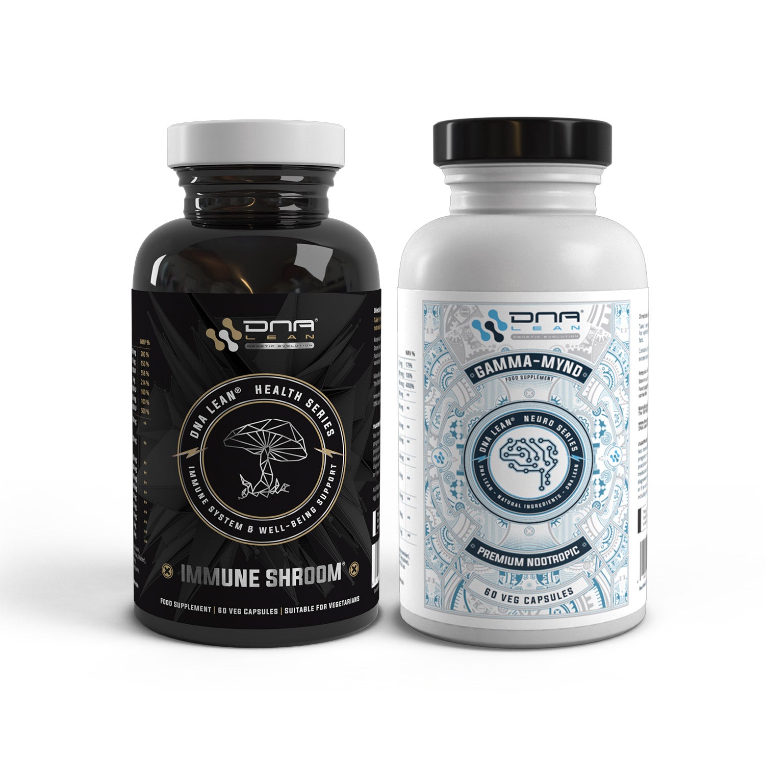 HEALTH STACK: IMMUNE-SHROOM + GAMMA-MYND (SAVE 10%)