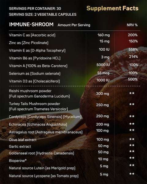 HEALTH STACK: IMMUNE-SHROOM + GAMMA-MYND (SAVE 10%)