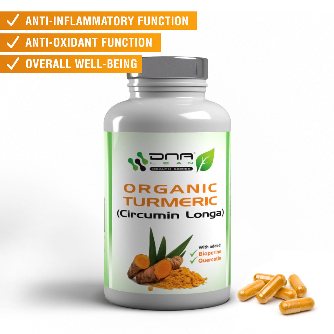 DNA Lean Organic Turmeric (Curcumin) Capsules