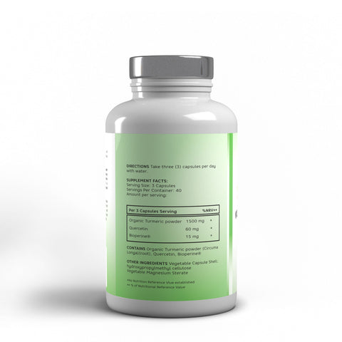 DNA Lean Organic Turmeric Left-Hand side Product info