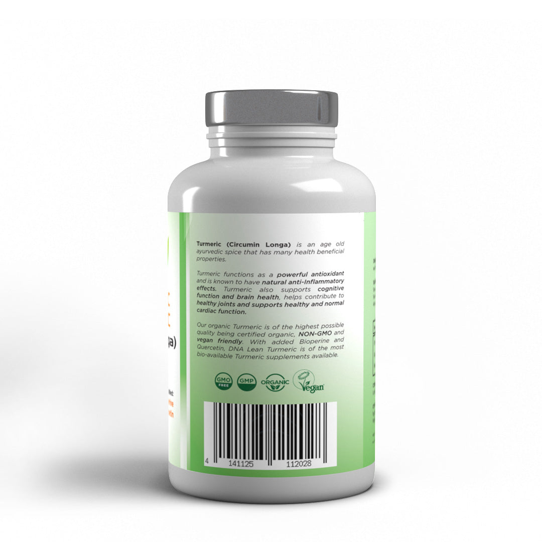 DNA Lean Organic Turmeric Right-Hand side Product info