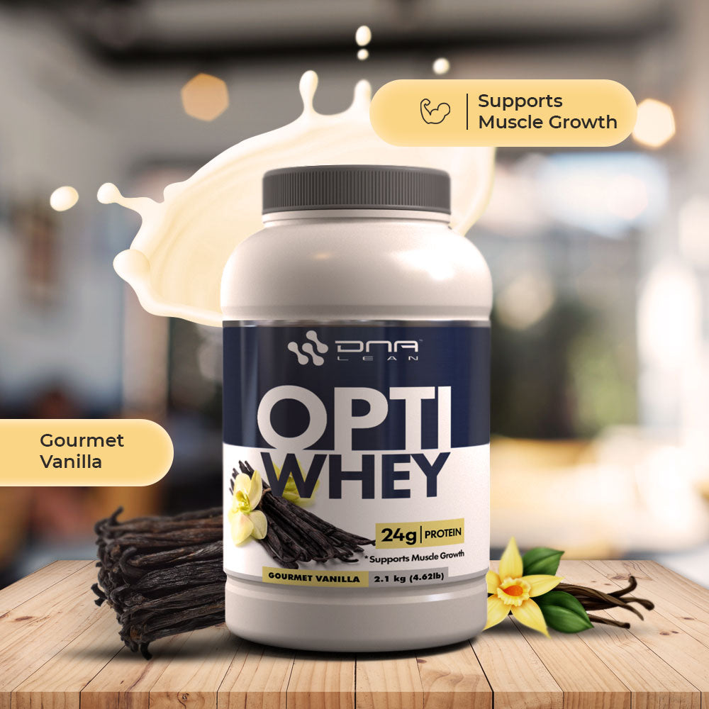  OPTI-WHEY Protein powder Vanilla flavour 2.1 kilograms